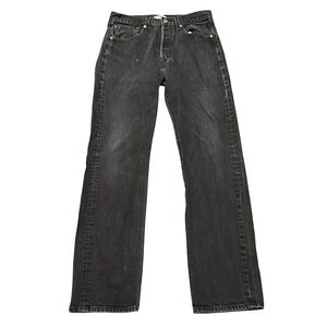 Vintage Levi's 501 Straight Leg Jeans Mens 32x34 Black Button Fly Mexico